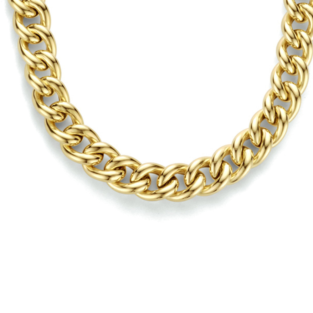 gourmet-5-8-mm-schakelketting-goud-op-zilver-lengte-45-cm