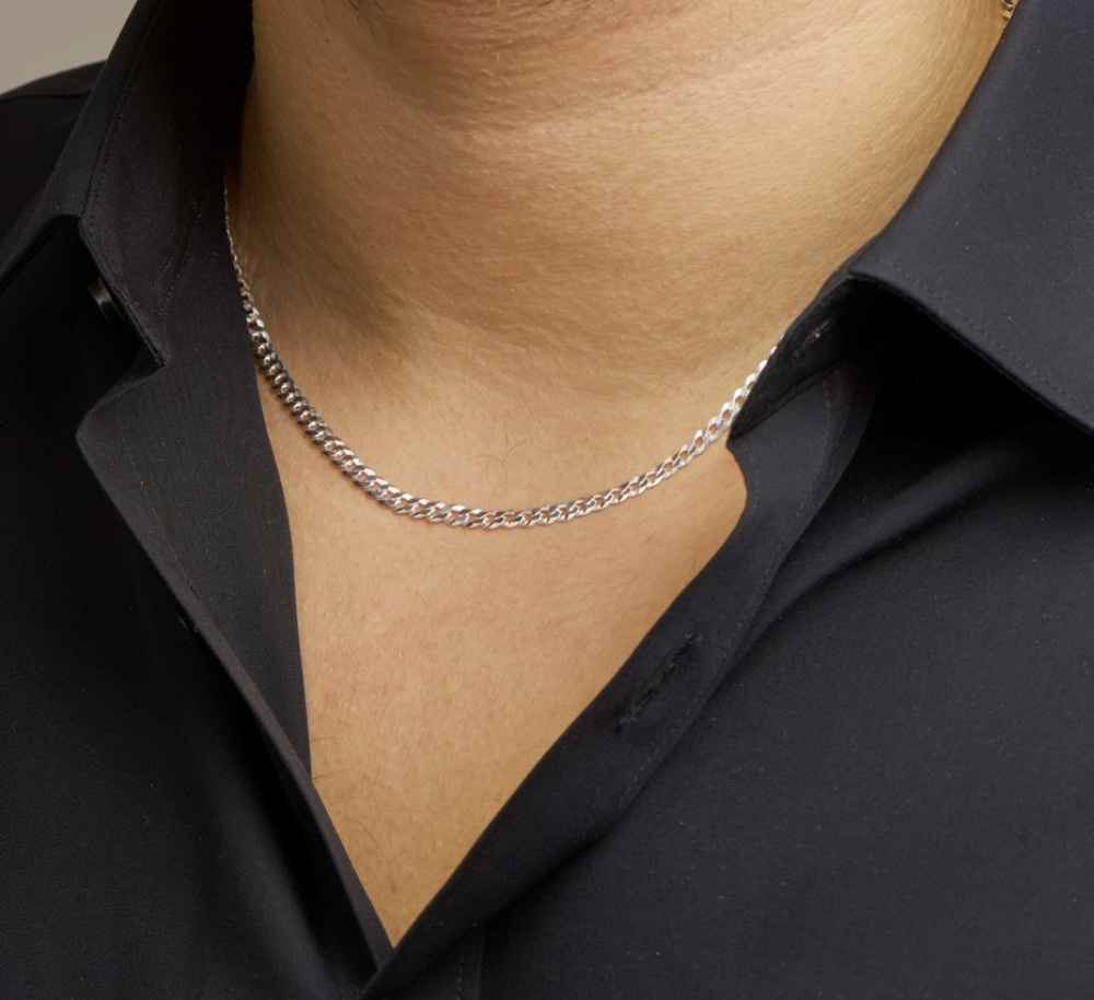 gourmet-collier-met-4-3-mm-zilveren-schakels