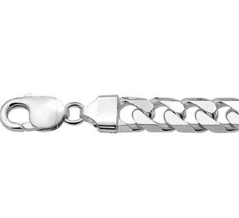 gourmetcollier-met-7-5-mm-schakel-van-zilver