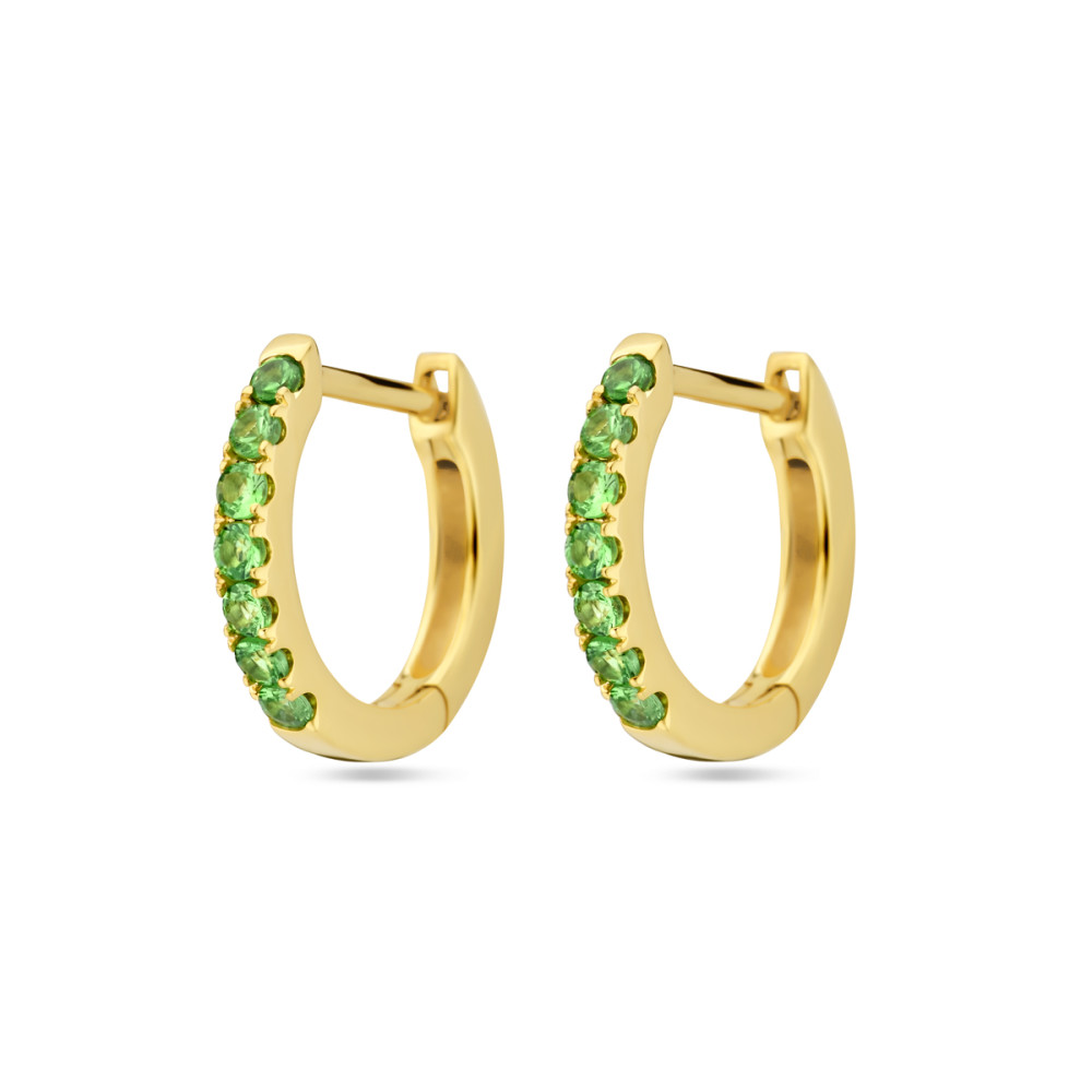 groene-klapoorringen-met-tsavoriet-14-karaat-goud-diameter-12-mm
