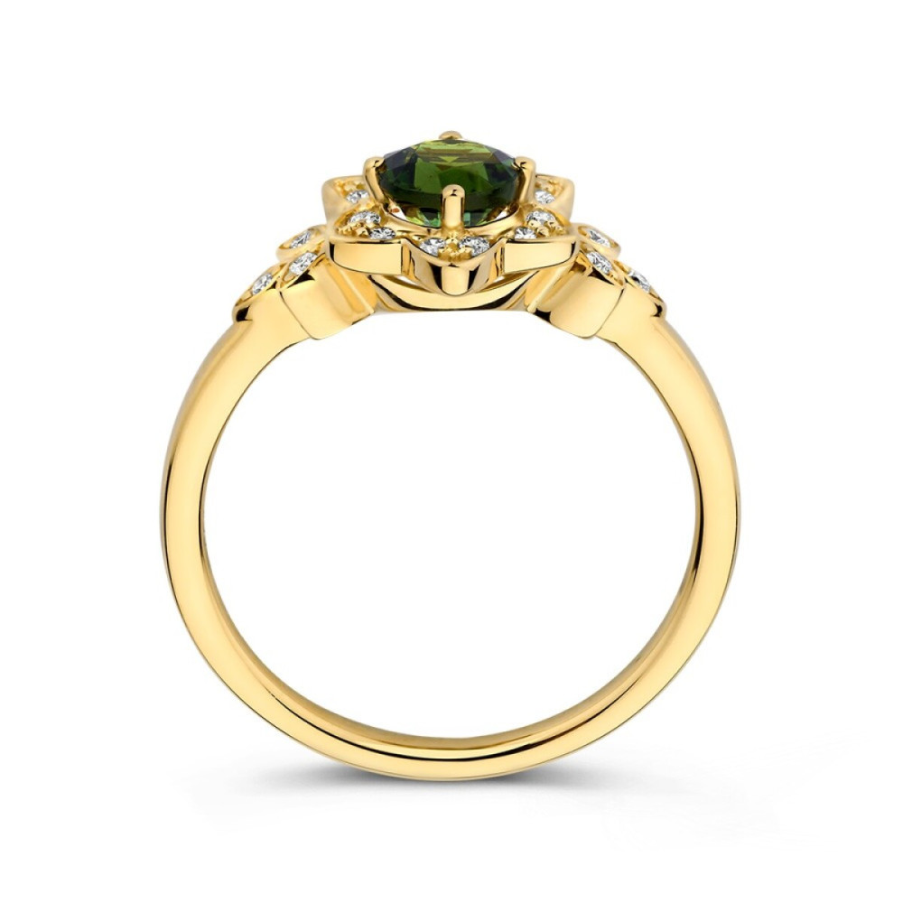 halo-bloem-ring-14k-goud-toermalijn-groen-transparante-diamanten-0-12-crt-10-mm-breedte