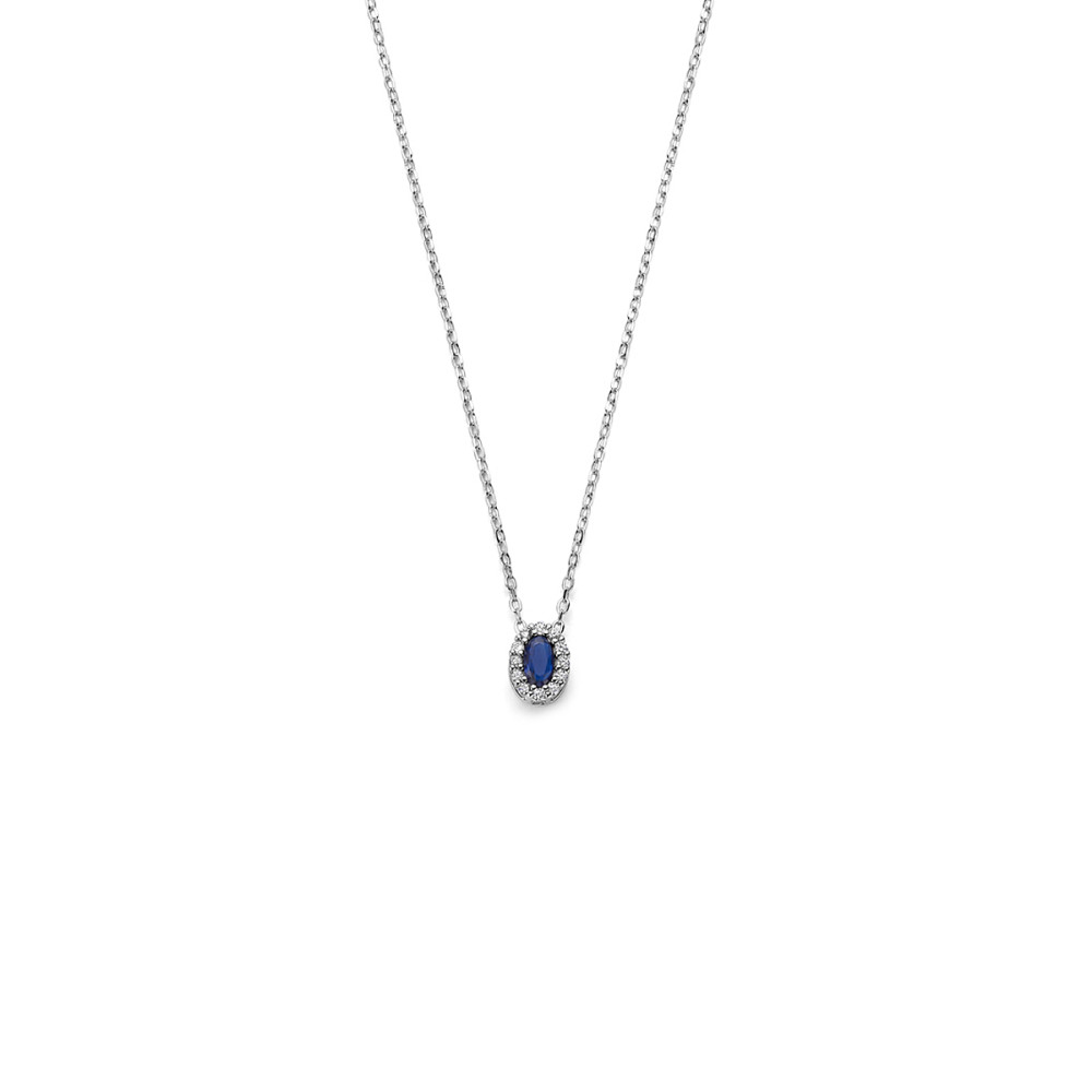 halo-ketting-925-zilver-ovale-blauwe-saffier-transparante-zirkonias-lengte-41-45-cm