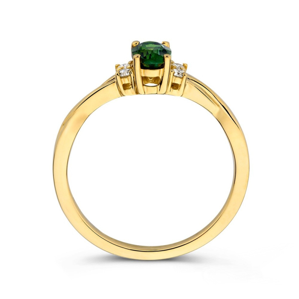 halo-ring-14-karaat-goud-toermalijn-groen-diamant-transparant-0-09-crt-6-2-mm-breedte