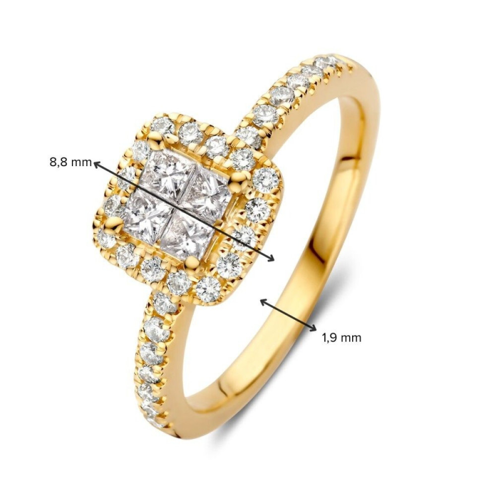 halo-ring-14-karaat-goud-vierkant-diamanten-0-58-crt-transparant-8-8-mm-breedte
