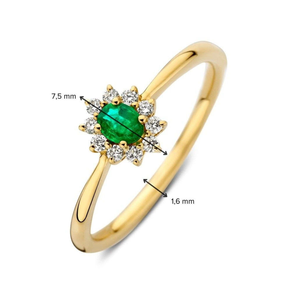 halo-ring-14k-goud-glanzend-smaragd-0-16-crt-diamant-0-11-crt-7-5-mm-breedte