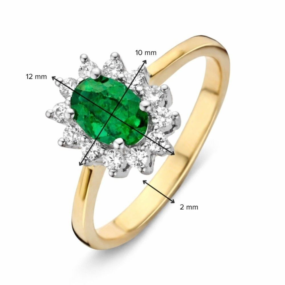 halo-ring-goud-smaragd-ovaal-groen-diamanten-0-27-crt-12-mm