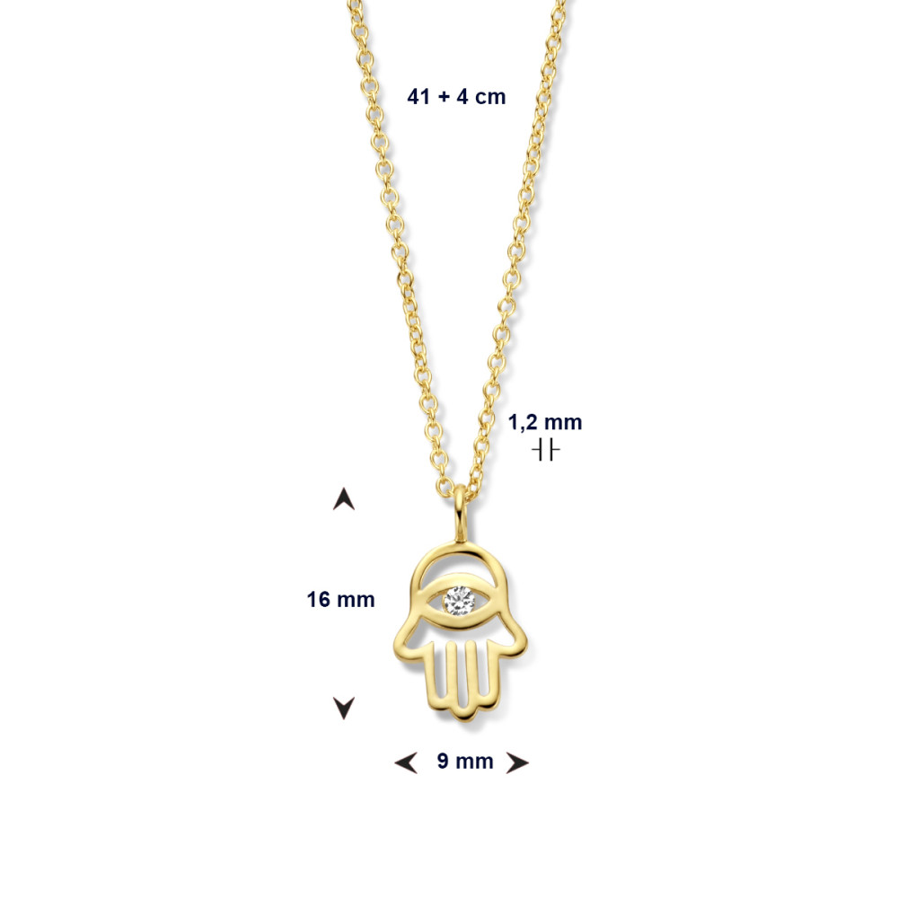 hamsa-hand-ketting-gold-plated-en-zirkonia-oog-lengte-41-45-cm