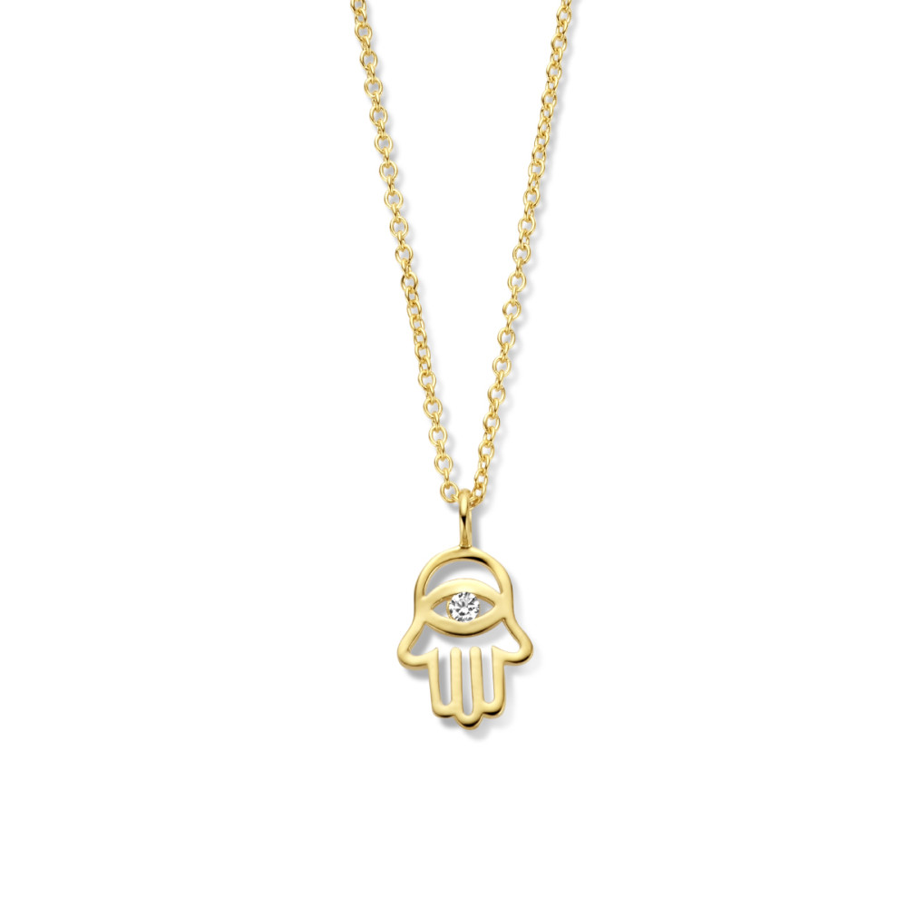 hamsa-hand-ketting-gold-plated-en-zirkonia-oog-lengte-41-45-cm