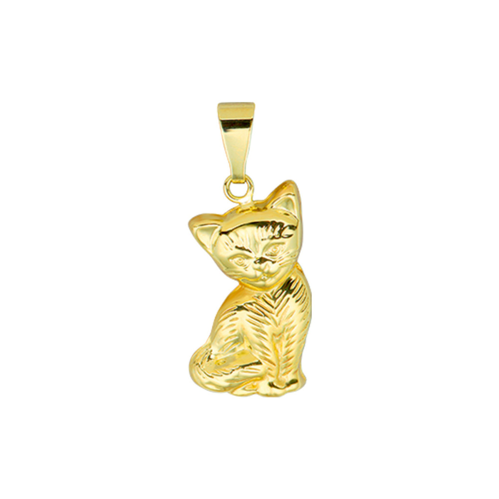 hanger-14-karaat-goud-glanzend-zittende-kat-9-5-mm-breed-x-17-5-mm-hoog