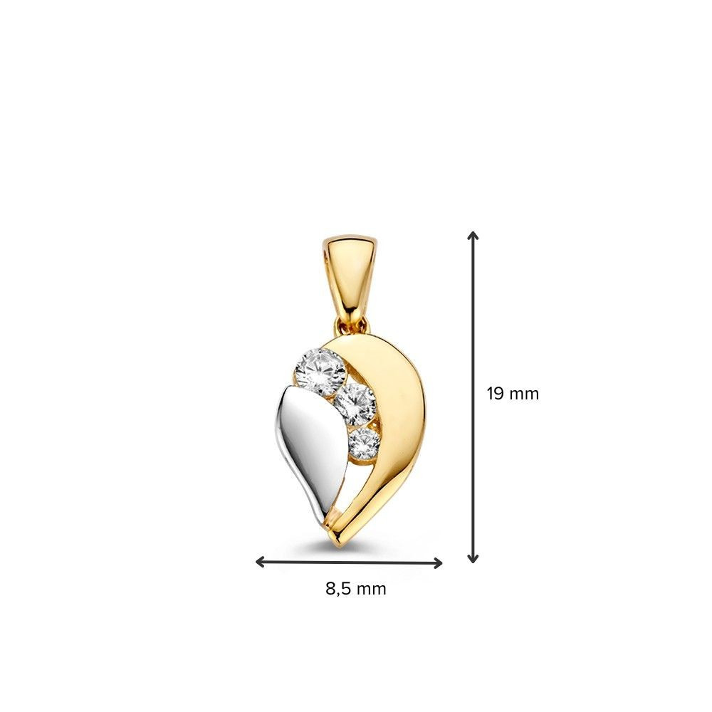 hanger-van-bicolor-goud-met-transparante-zirkonia-s-8-5-mm-breed-hoogte-19-mm