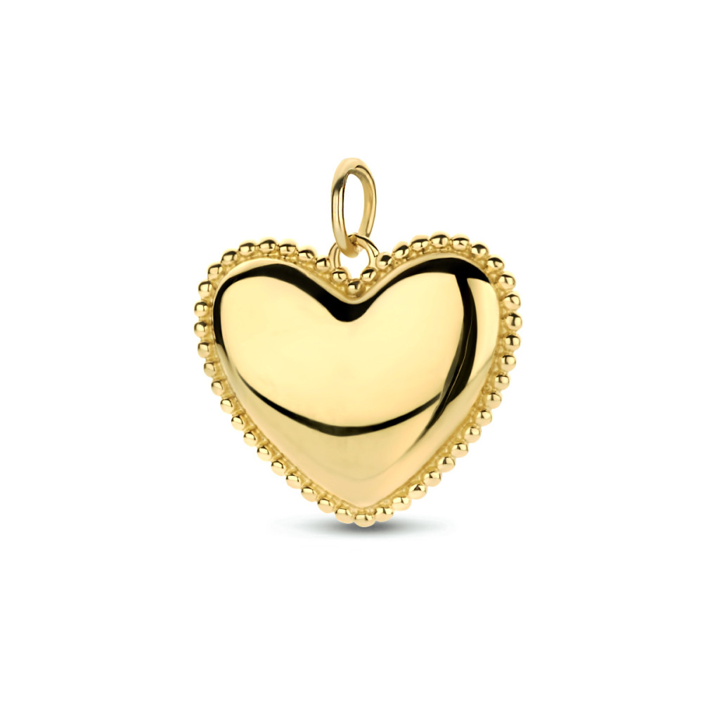 hart-hanger-14-karaat-goud-glanzende-bolletjes-rand-16-mm-breed-x-18-mm-hoog