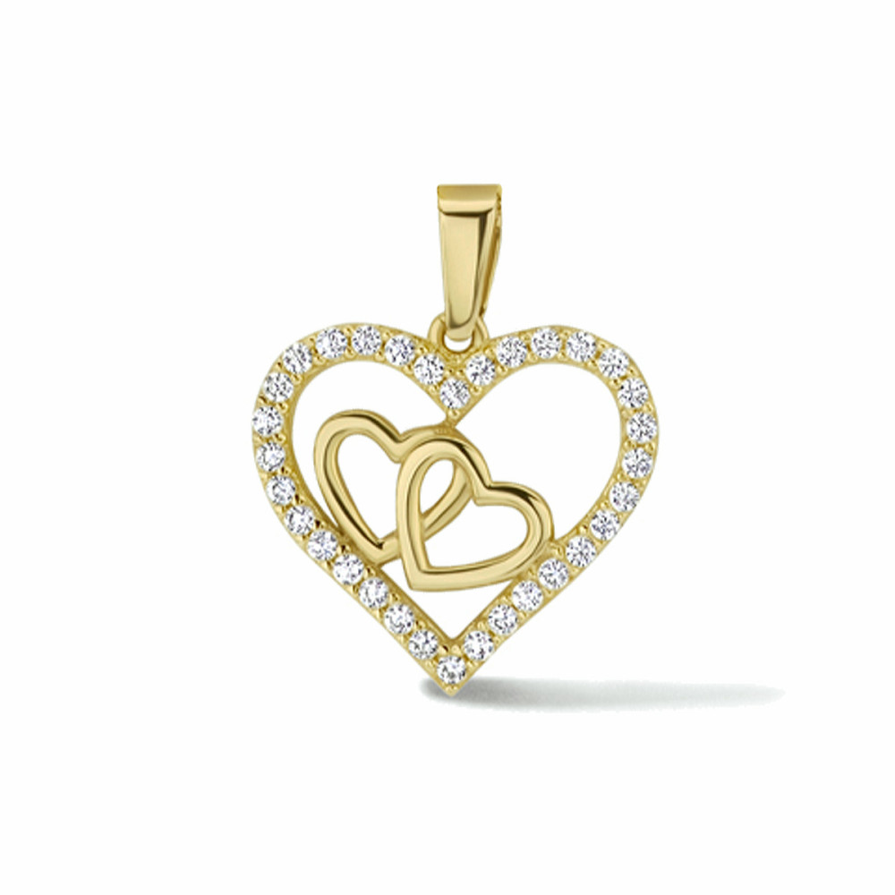 hart-hanger-14-karaat-goud-zirkonia-rand-11-5-mm-breed-x-16-mm-hoog