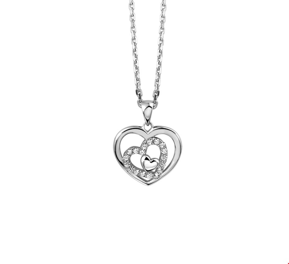 hart-in-hart-hanger-aan-zilveren-collier-gerhodineerd-met-zirkonia-s-lengte-verstelbaar-41-45-cm