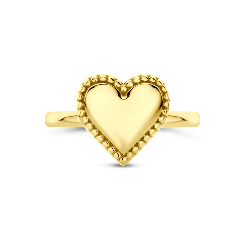 hart-ring-14-karaat-goud-en-bewerkte-rand-11-5-mm-breedte