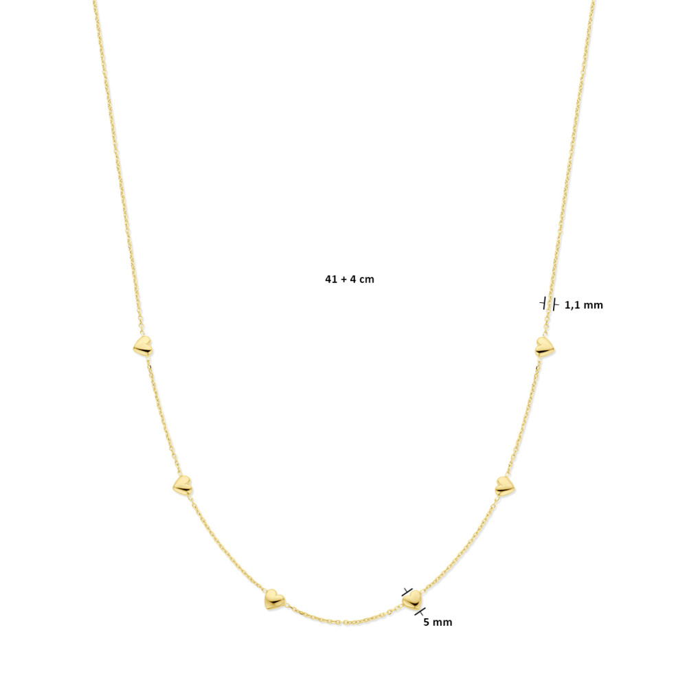 hartje-1-1-mm-collier-met-hartjes-gold-plated-lengte-verstelbaar-41-45-cm