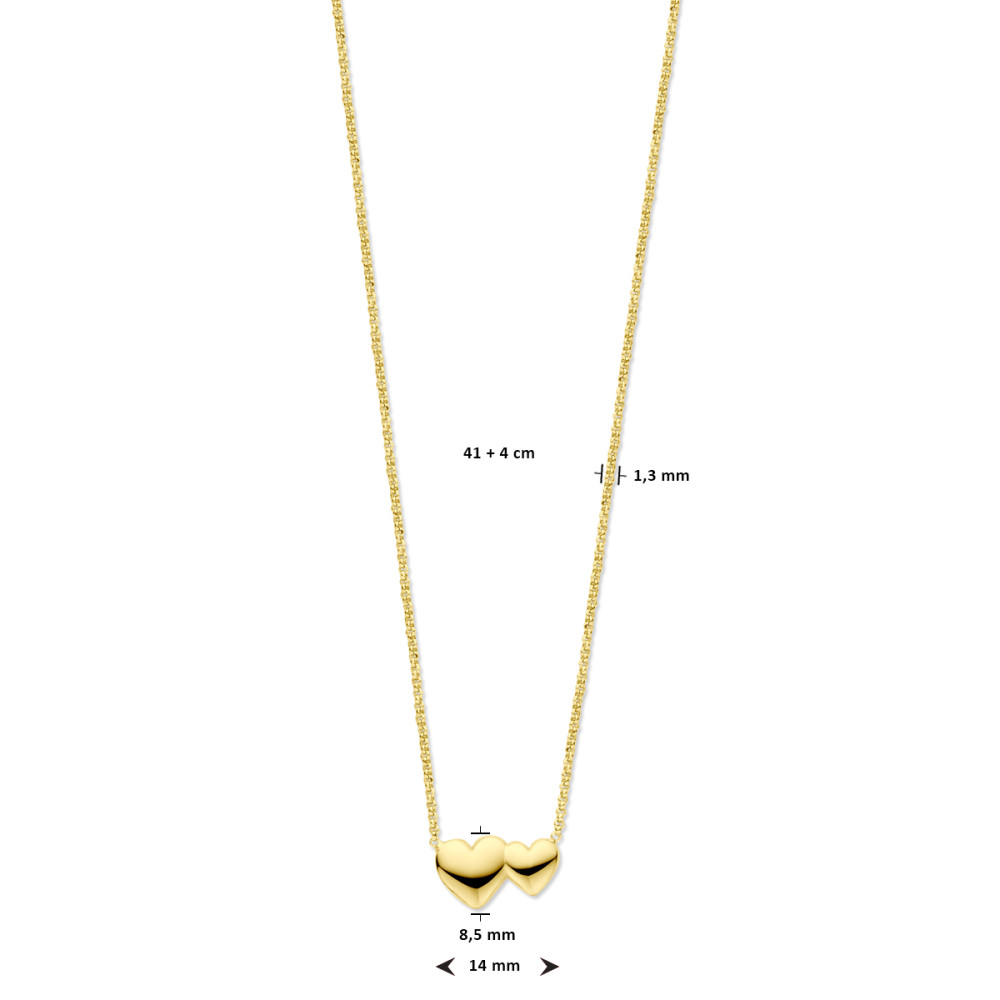 hartje-1-3-mm-collier-goud-op-zilver-met-hartjes-lengte-verstelbaar-41-45-cm
