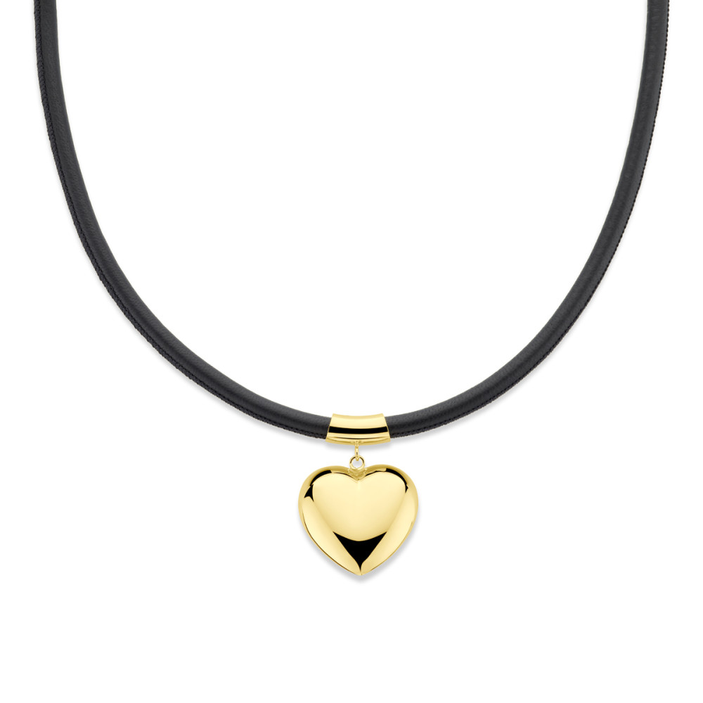 hartje-5-5-mm-collier-met-hanger-gold-plated-nylon-rubber-vegan-leer-lengte-verstelbaar-38-44-cm