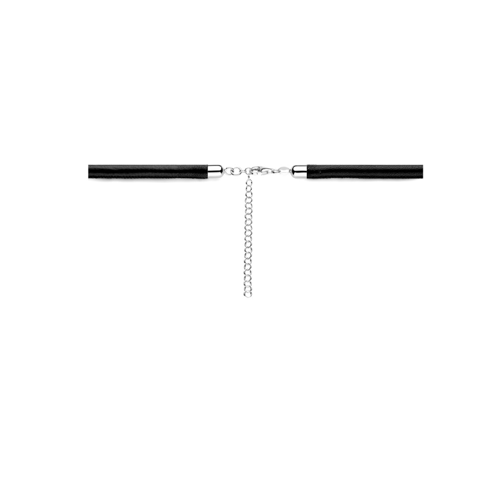 hartje-5-5-mm-collier-met-hanger-zilver-nylon-rubber-vegan-leer-lengte-verstelbaar-38-44-cm