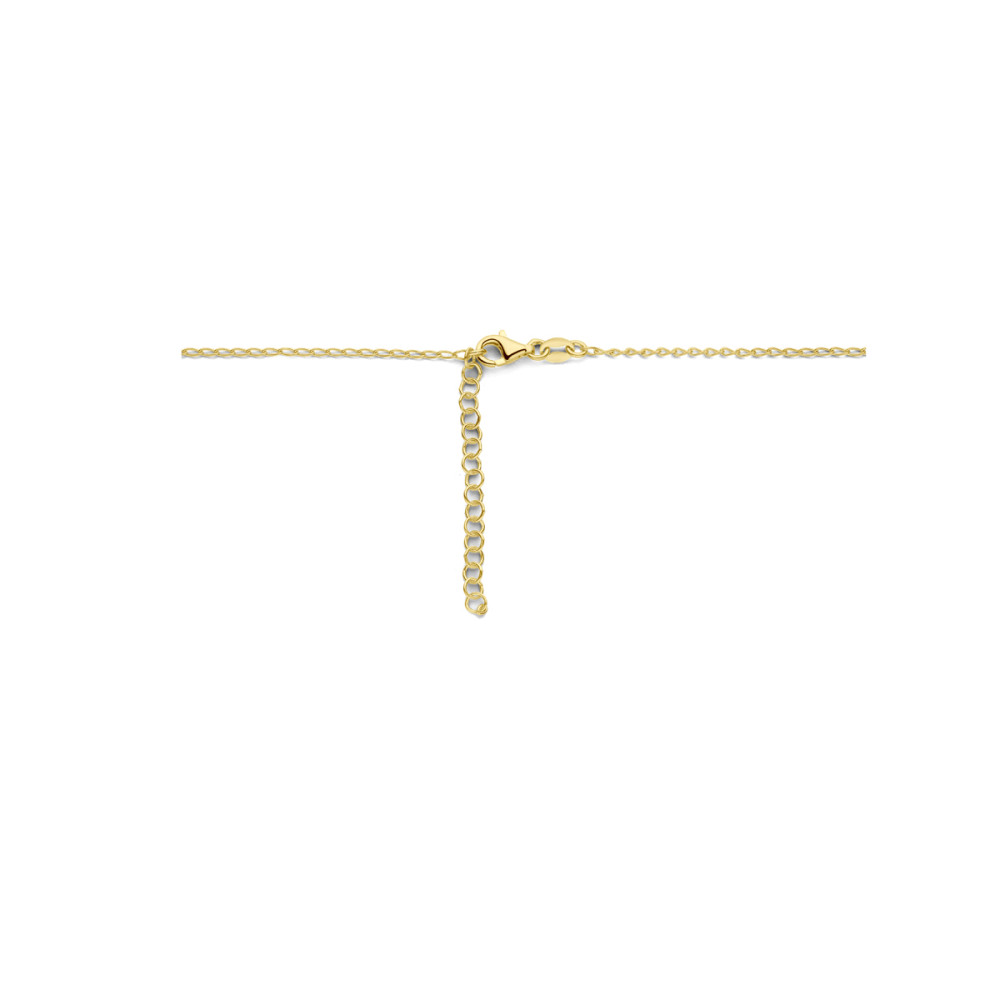 hartje-slotje-1-4-mm-ketting-goud-op-zilver-lengte-verstelbaar-41-45-cm