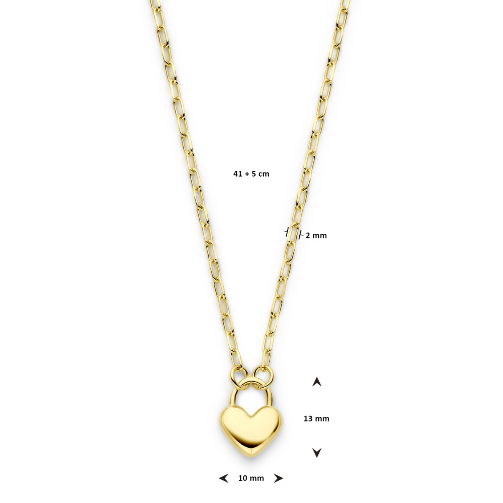 hartje-slotje-10-mm-collier-met-hanger-gold-plated-lengte-verstelbaar-41-46-cm