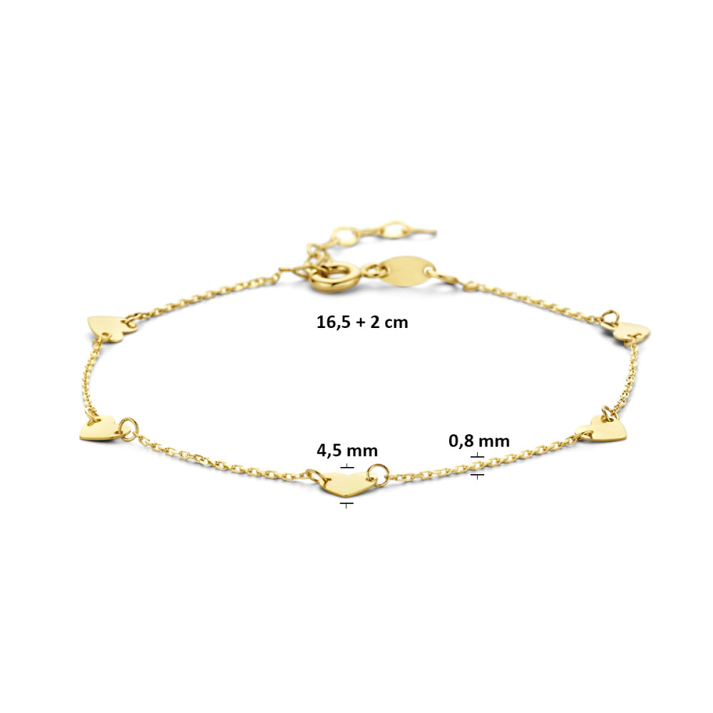 hartjes-armband-9-karaat-goudkleurig-4-5-mm-breedte-lengte-16-5-18-cm