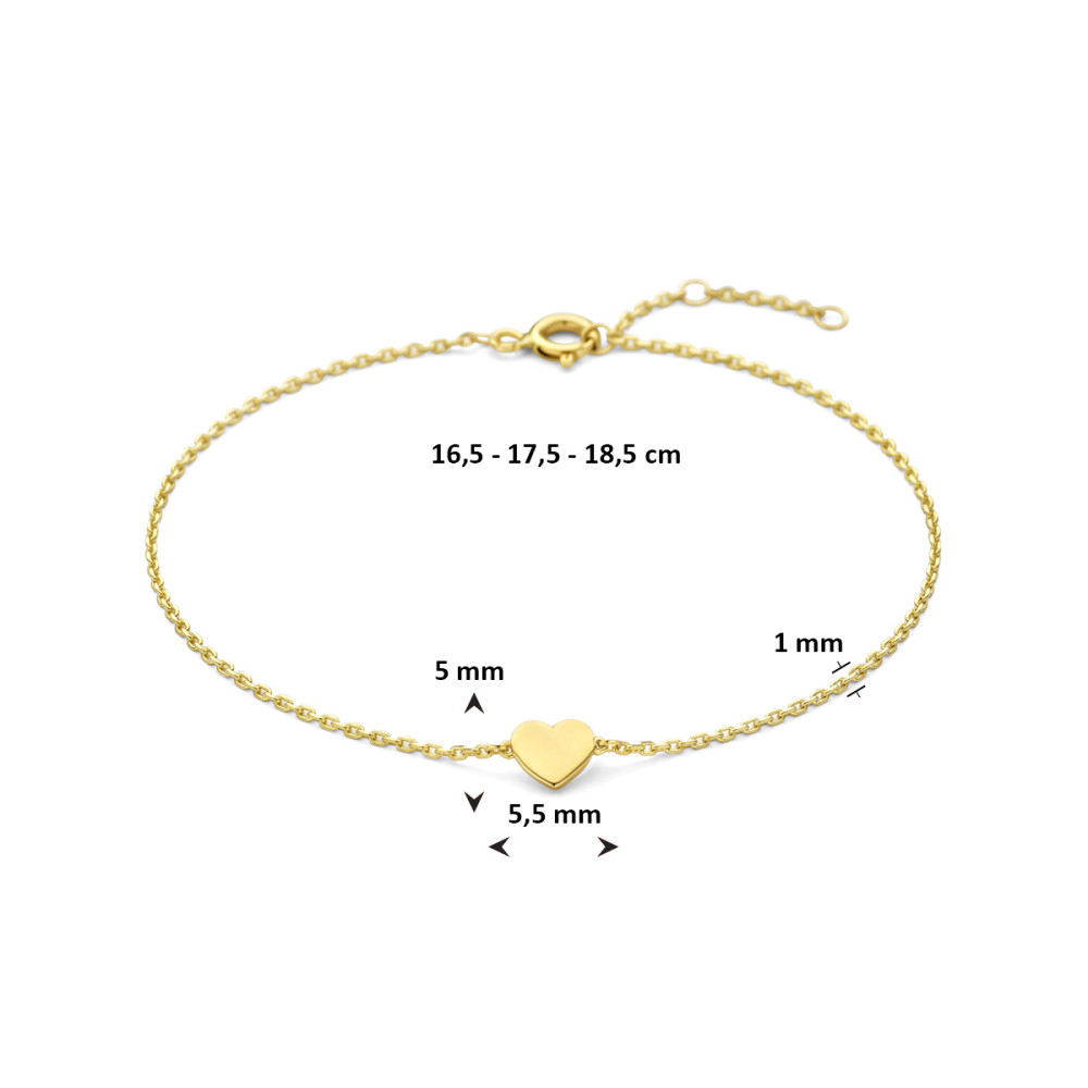 hartjes-armband-9-karaat-goudkleurig-glanzend-lengte-16-5-17-5-18-5-cm