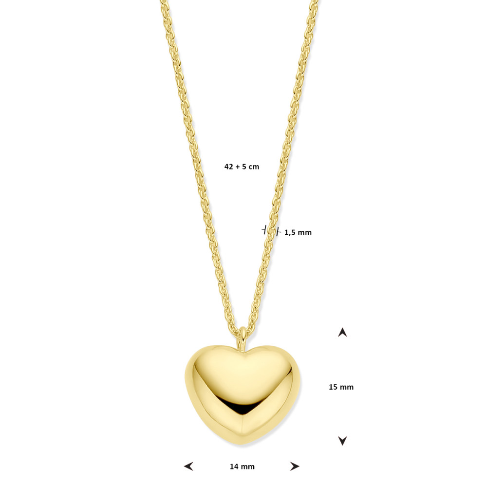 hartjes-collier-van-verguld-goud-13-x-14-mm-lengte-verstelbaar-42-47-cm