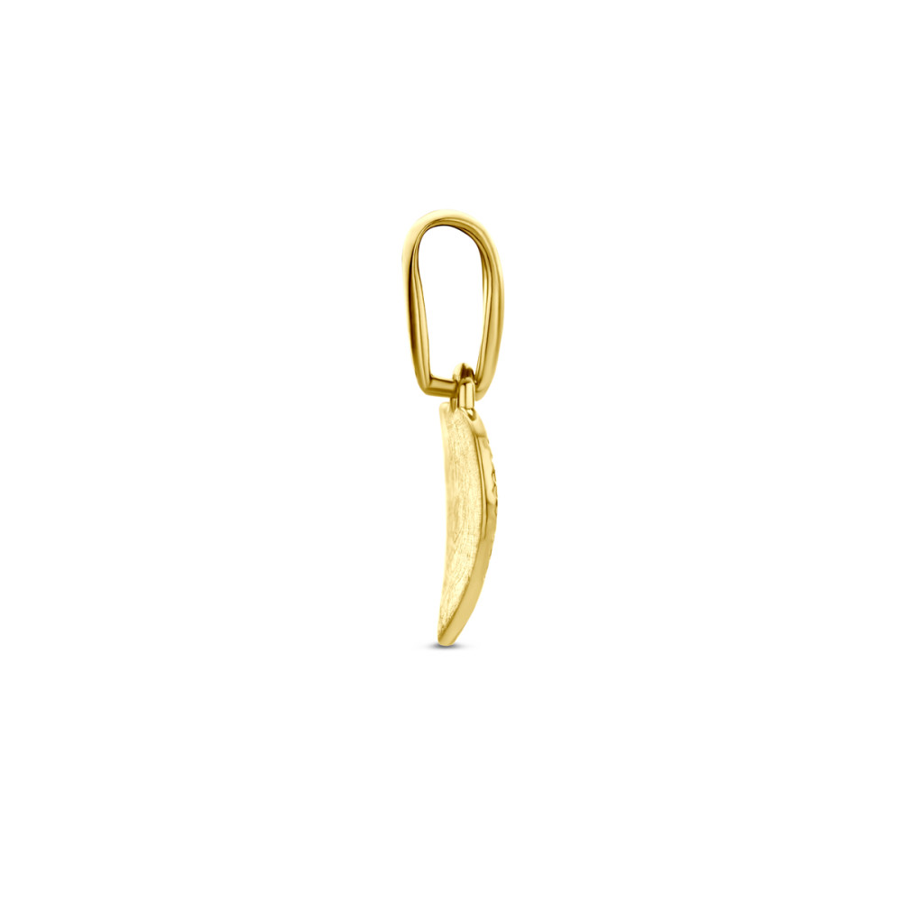 hartjes-hanger-14-karaat-goud-gescratched-oppervlak-9-mm-breed-x-13-mm-hoog