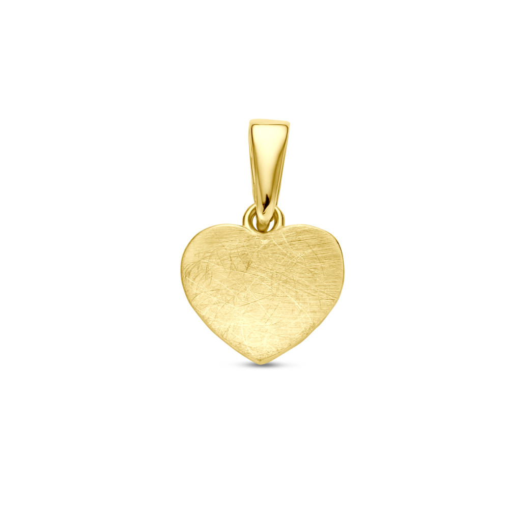 hartjes-hanger-14-karaat-goud-gescratched-oppervlak-9-mm-breed-x-13-mm-hoog
