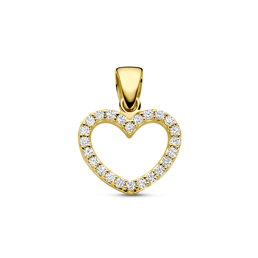 hartjes-hanger-14-karaat-goud-zirkonia-glanzend-11-mm-breed-x-15-mm-hoog