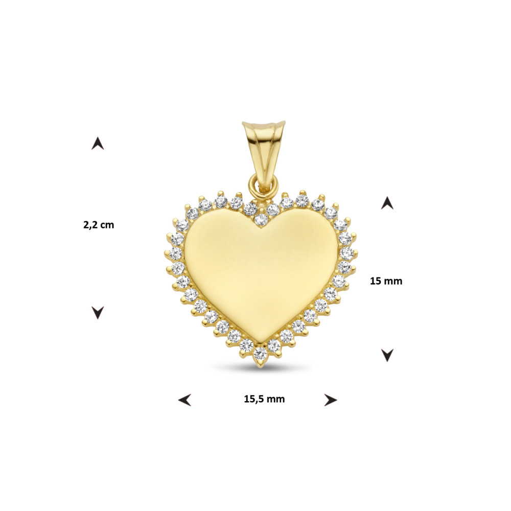 hartjes-hanger-van-14-karaat-goud-met-zirkonia-rand-15-5-mm-breed-hoogte-22-mm