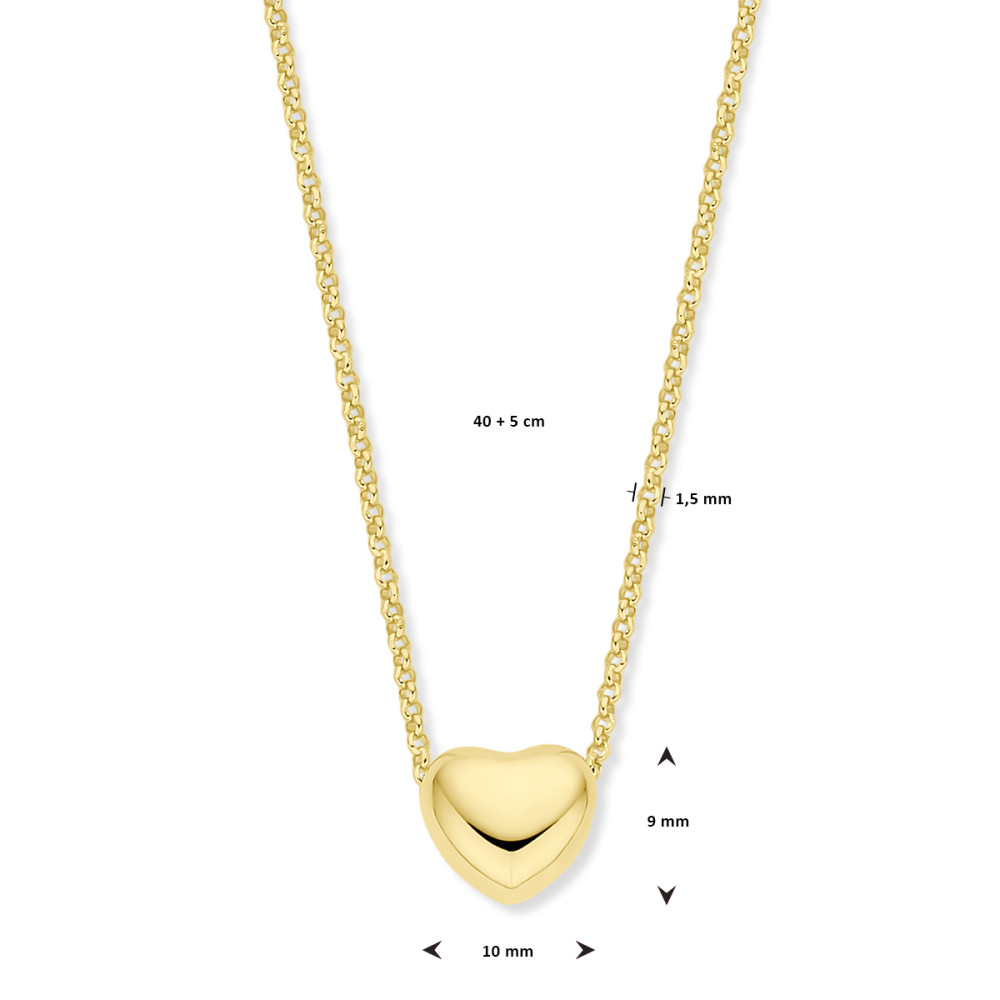 hartjes-ketting-van-verguld-goud-9-mm-x-10-mm-lengte-verstelbaar-40-45-cm