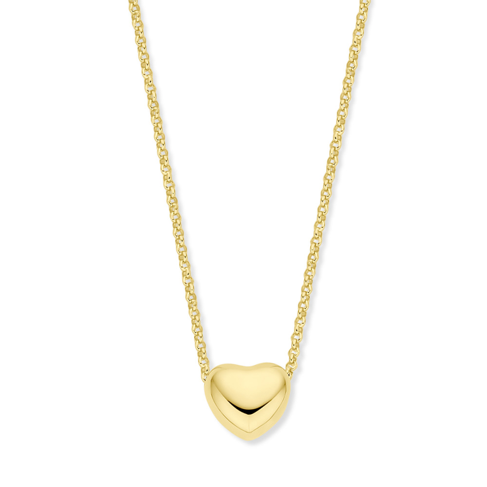 hartjes-ketting-van-verguld-goud-9-mm-x-10-mm-lengte-verstelbaar-40-45-cm