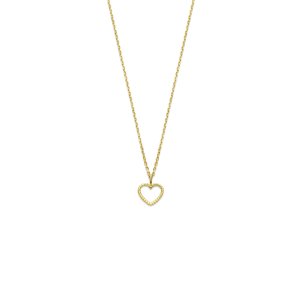 hartjesketting-met-hart-hanger-14-karaat-goud-glanzend-anker-lengte-42-45-cm