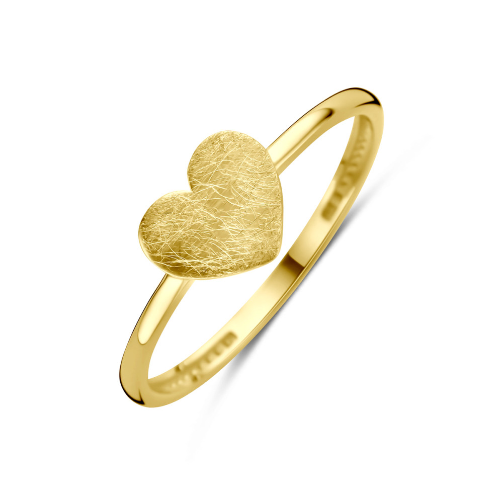 hartvormige-ring-14-karaat-goud-glanzend-scratched-afwerking-8-mm-breedte