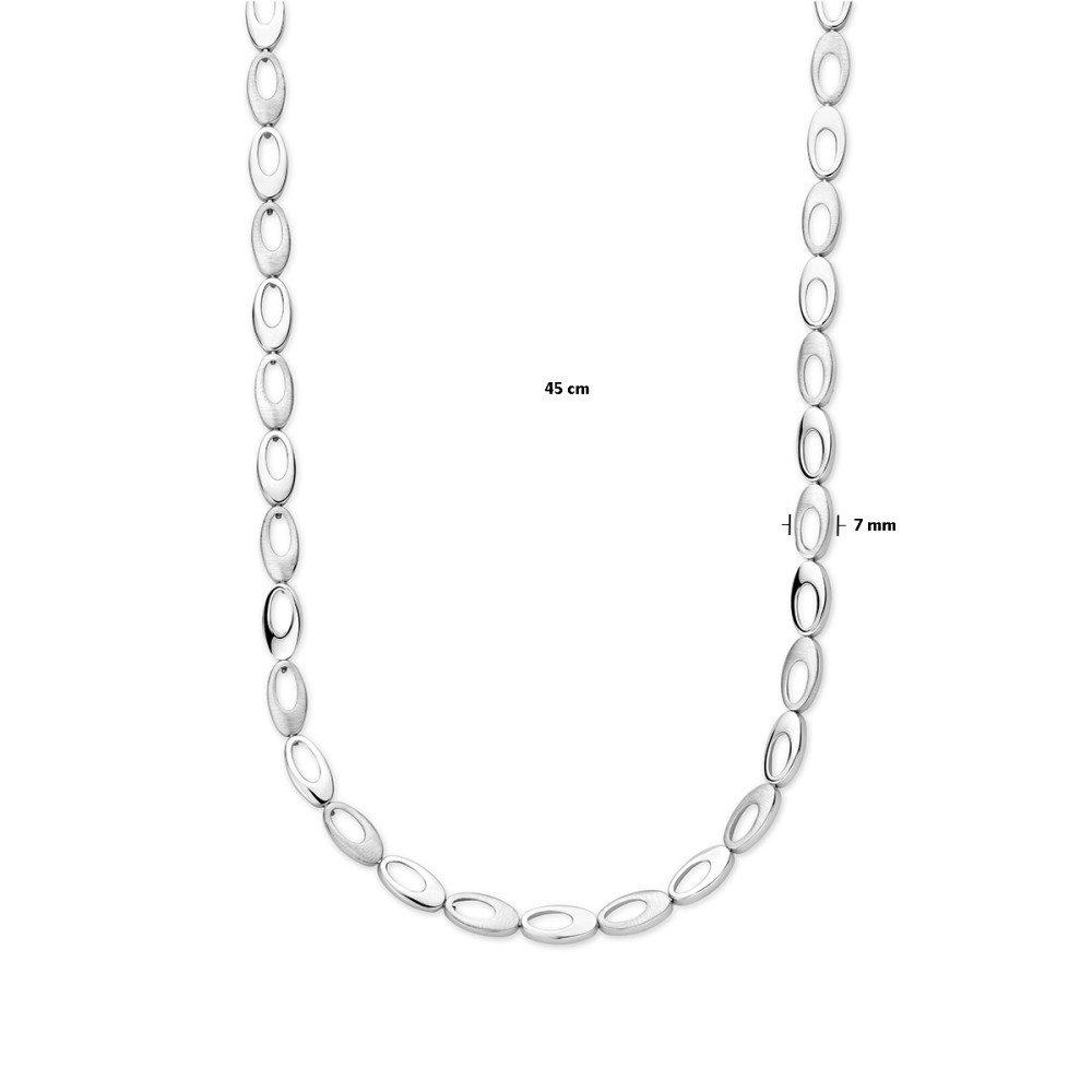 huiscollectie-glanzend-en-mat-zilveren-schakelcollier-7-mm-lengte-45-cm
