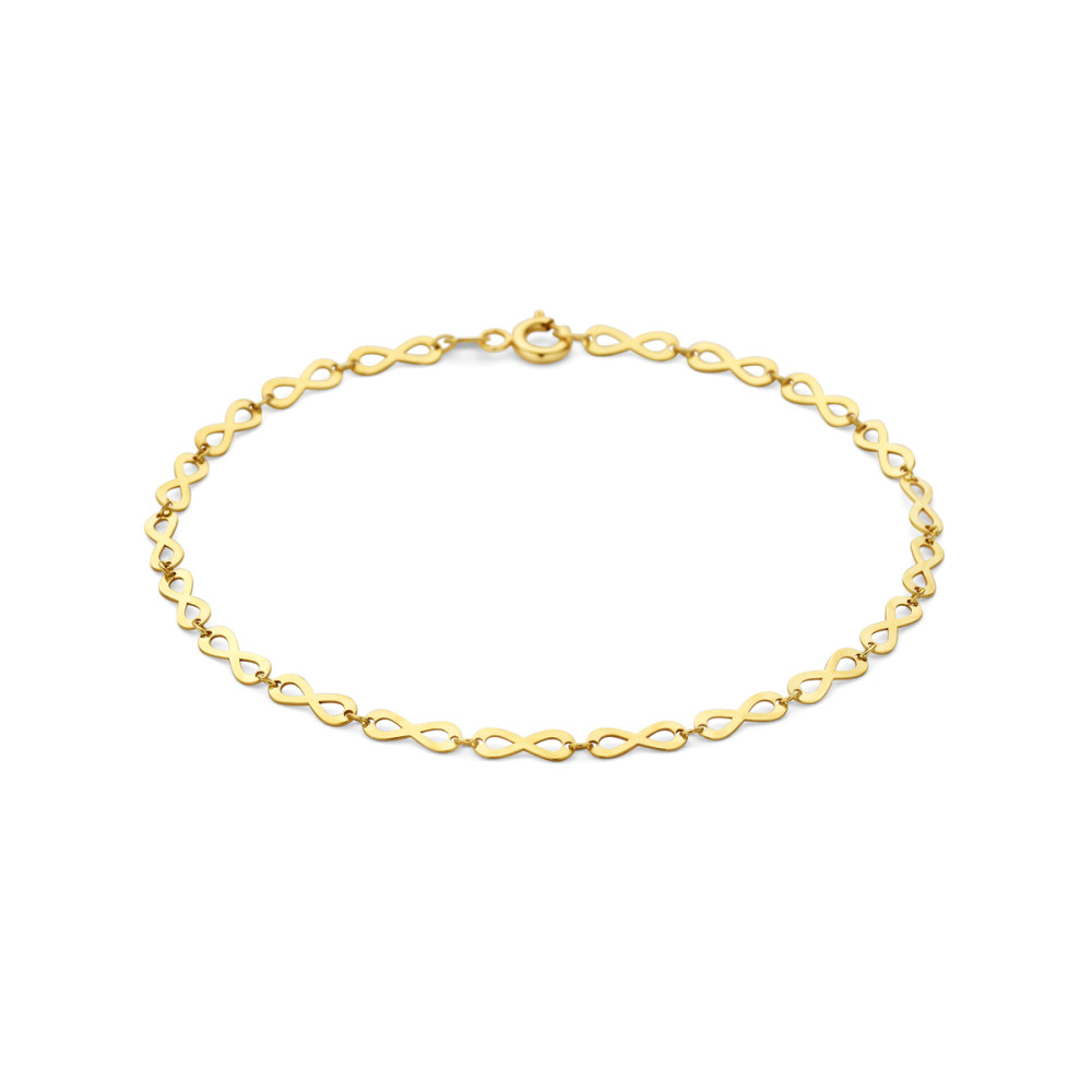 infinity-schakelarmband-14-karaat-goud-2-8-mm-breedte-lengte-18-5-cm