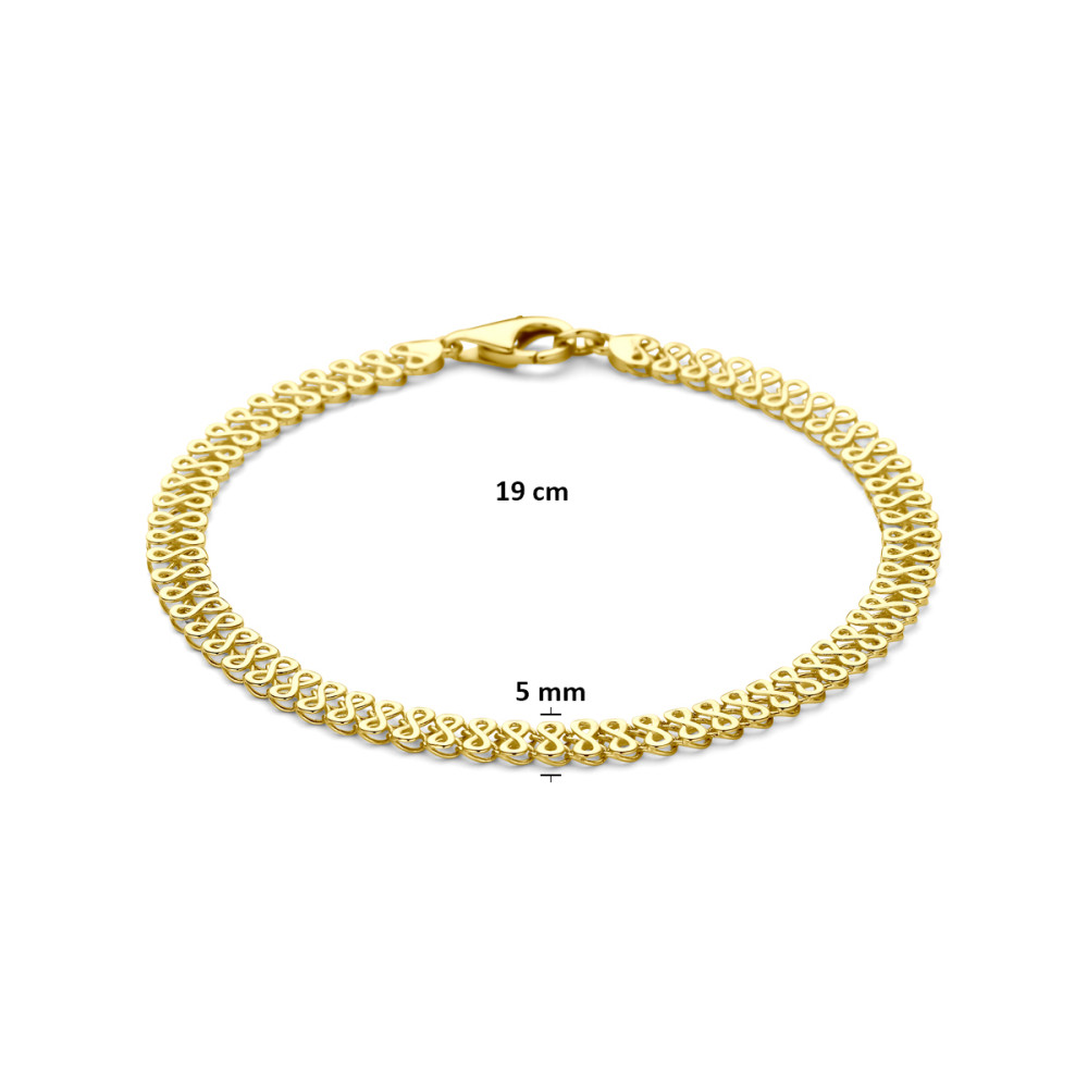 infinity-schakelarmband-goud-14-karaat-glanzend-5-mm-breedte-lengte-19-cm