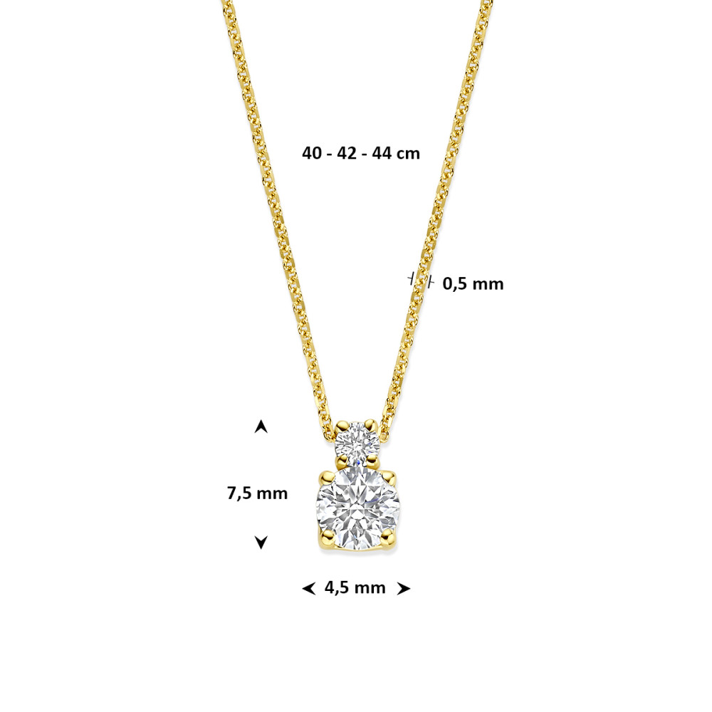 ketting-14-karaat-goud-en-2-briljant-geslepen-lab-grown-0-45-crt-diamanten-lengte-40-42-44-cm