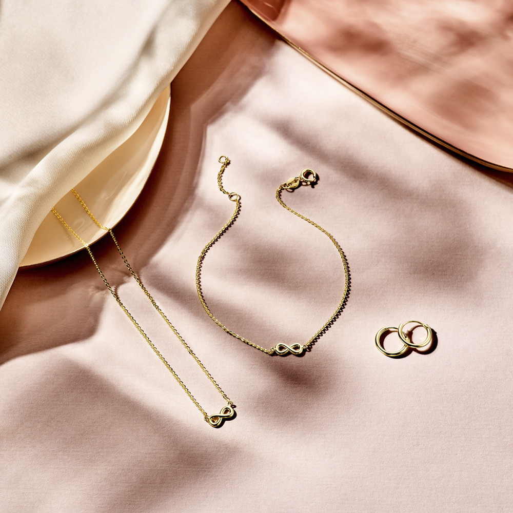 ketting-14-karaat-goud-glanzende-infinity-hanger-10-mm-breedte-lengte-44-5-cm
