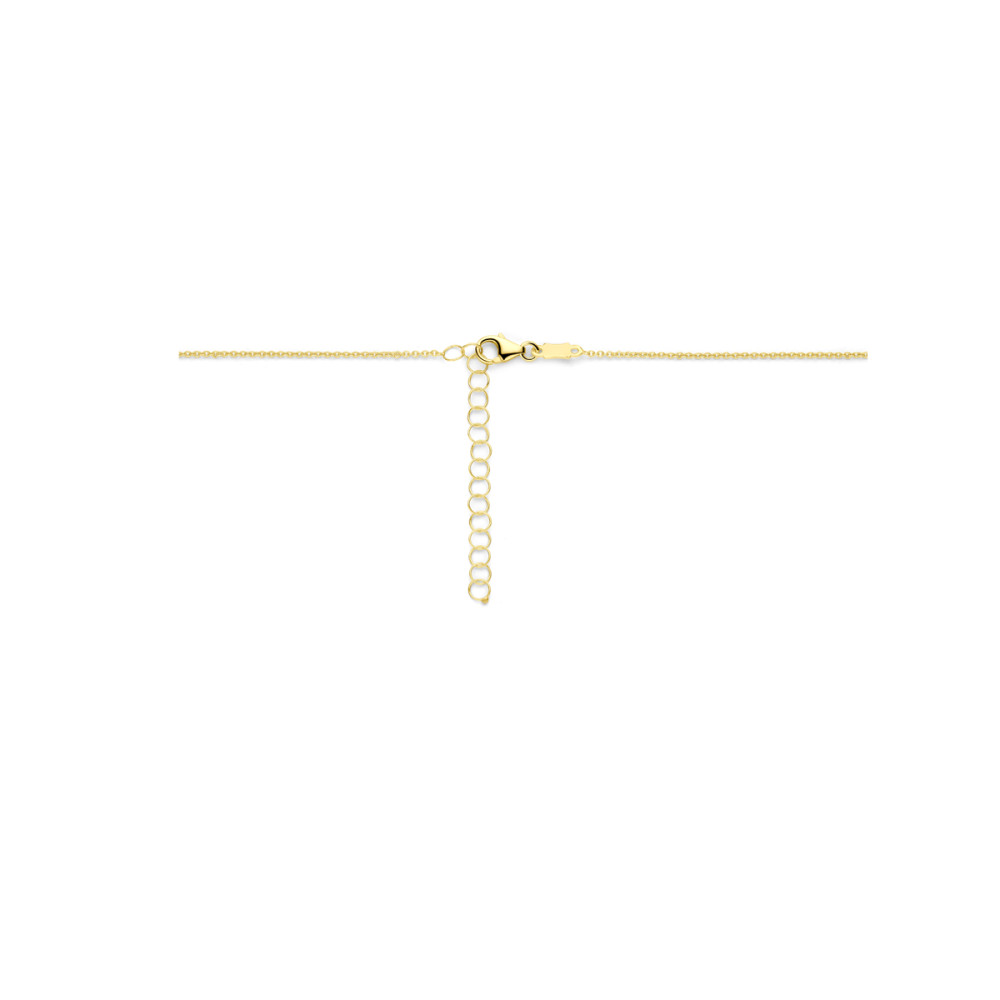 ketting-14-karaat-goud-hartje-002-crt-diamant-anker-lengte-40-tm-44-cm