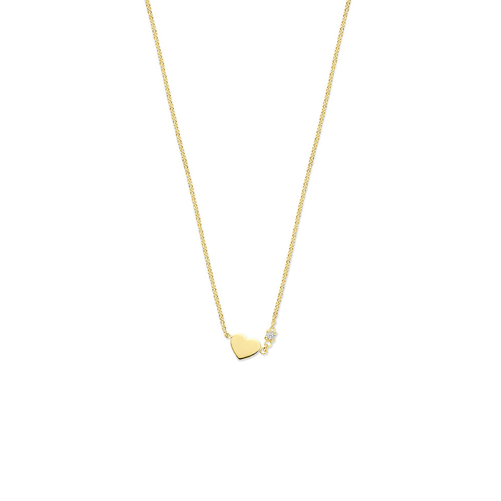 ketting-14-karaat-goud-hartje-002-crt-diamant-anker-lengte-40-tm-44-cm
