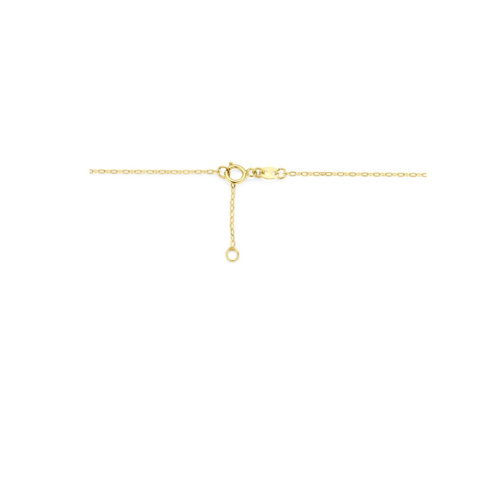 ketting-14-karaat-goud-hartje-glanzend-ankerschakel-lengte-40-42-cm