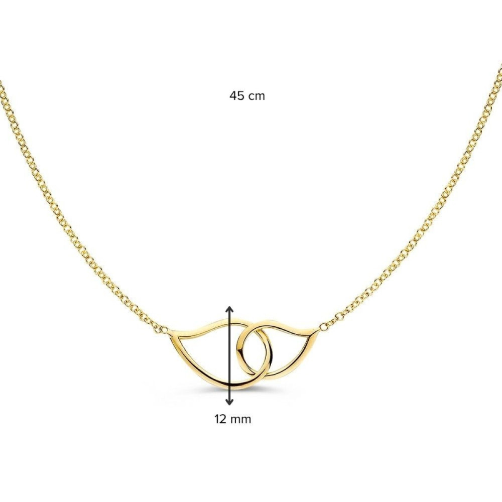 ketting-14-karaat-goud-open-verweven-druppel-hangers-12-mm-lengte-45-cm