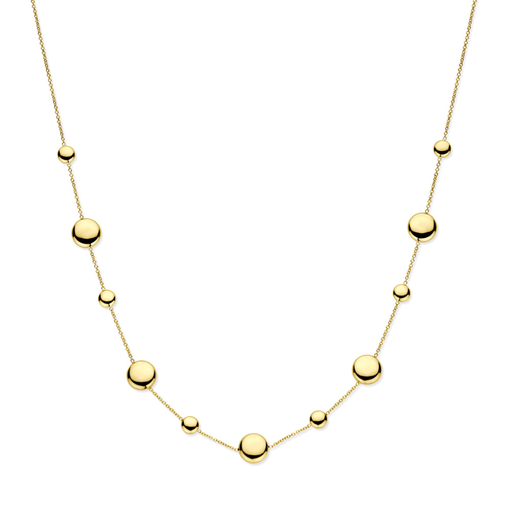 ketting-14-karaat-goud-rond-bolletjes-glanzend-10-mm-lengte-42-45-cm