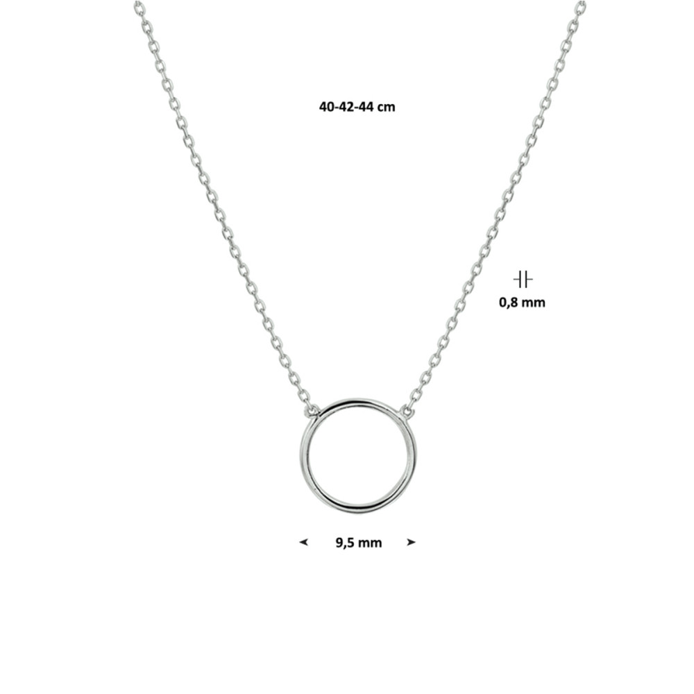 ketting-14-karaat-witgoud-ronde-hanger-glanzend-anker-schakels-lengte-40-42-44-cm