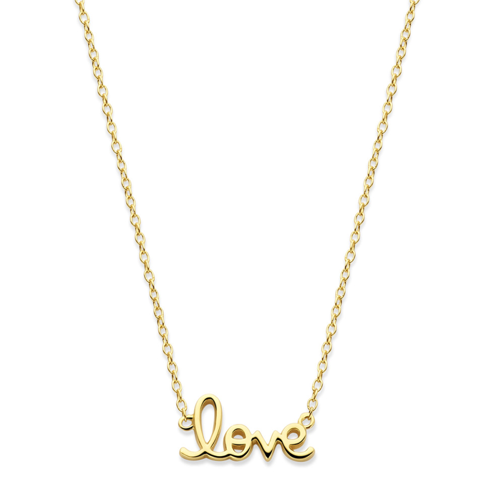 ketting-gold-plated-tekst-love-1-2-mm-breedte-lengte-41-43-45-cm