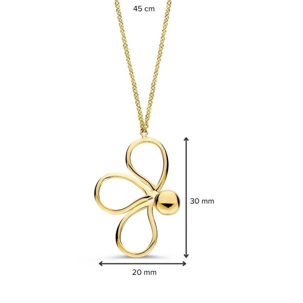 ketting-gouden-bloem-hanger-14k-goud-20-mm-breed-x-30-mm-hoog-lengte-45-cm