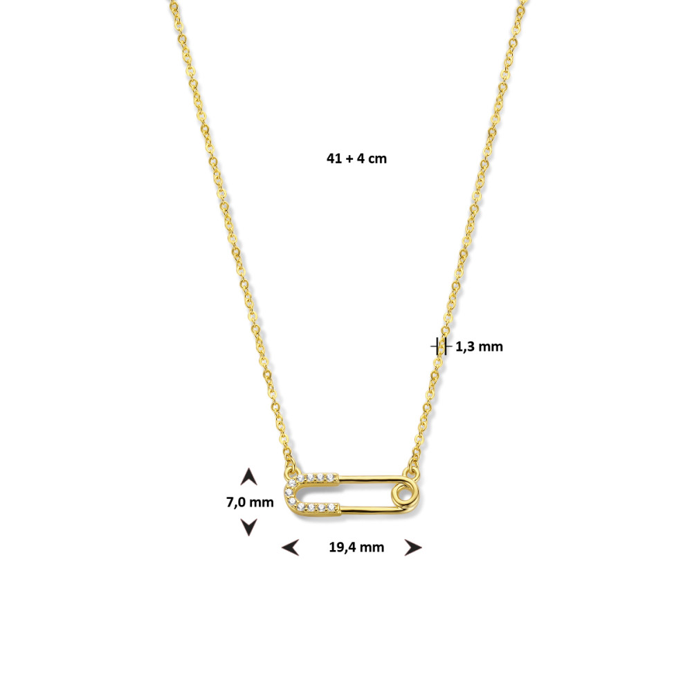 ketting-goudkleurig-en-zirkonia-speld-hanger-1-3-mm-breedte-lengte-41-45-cm