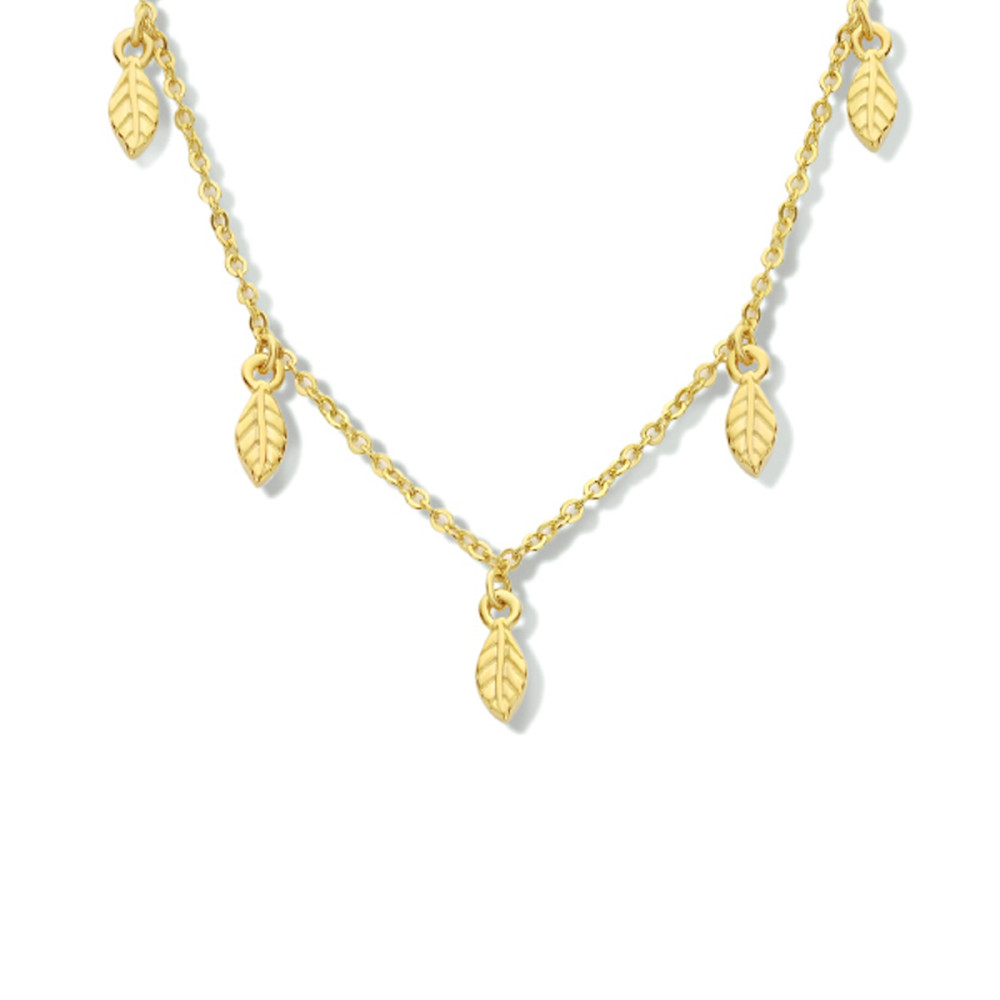 ketting-goudkleurige-veer-hangers-1-3-mm-breedte-lengte-40-44-cm
